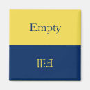 Zoek naar lege magneten Blauw