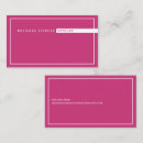 Zoek naar fuchsia visitekaartjes Modern