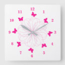 Zoek naar mooie vlinders klokken Romantisch