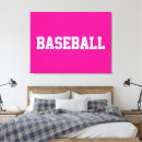 Zoek naar honkbal kunst Roze