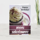 Zoek naar hongaars kaarten Boldog születésnapot