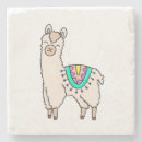 Zoek naar alpaca onderzetters Cartoon
