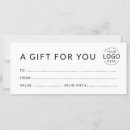 Zoek naar bedrijf cadeaubonnen Minimalistisch