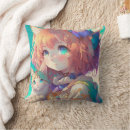 Zoek naar anime meisje kussens Kleurrijk