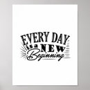 Zoek naar nieuwe dag posters Motiverend