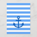 Zoek naar blauw anker briefkaarten Patroon