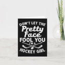 Zoek naar hockey vrouw kaarten Meisje