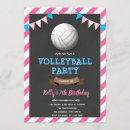 Zoek naar volleybal kaarten uitnodigingen Meisje