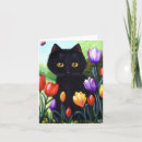 Zoek naar grappige tulpen kaarten Kat