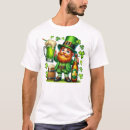 Zoek naar groene klaver tshirts Iers