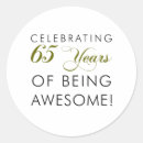 Zoek naar 65 jaar stickers Elk persoon