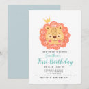 Zoek naar birthday baby uitnodigingen Leeuw