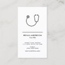 Zoek naar stethoscoop visitekaartjes Ziekenhuis