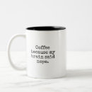 Zoek naar hersenen mokken Collega