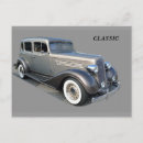 Zoek naar oude klassieke auto briefkaarten Elk persoon