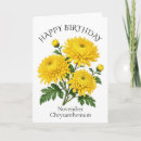 Zoek naar chrysanthemum kaarten November
