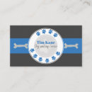 Zoek naar hond bot visitekaartjes Hondenwandelaar