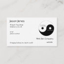 Zoek naar yin yang symbool visitekaartjes Chinese