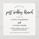 Zoek naar post wedding brunch uitnodigingen Eenvoudig