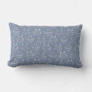 Zoek naar katten tekeningen kussens Blauw