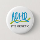 Zoek naar bewustzijn buttons Adhd