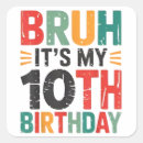 Zoek naar verjaardag 10 jaar stickers Feest