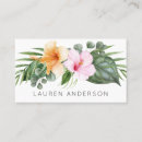 Zoek naar hibiscus visitekaartjes Waterverf
