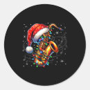Zoek naar saxofoon stickers Jazz muzikant