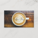 Zoek naar koffie huis visitekaartjes Latte