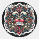 Zoek naar tattoo huwelijk stickers Vintage