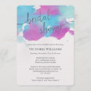 Zoek naar modern elegant bridal shower uitnodigingen Paars