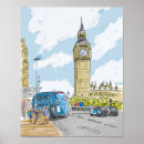 Zoek naar stad londen posters Waterverf
