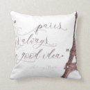 Zoek naar parijse kussens Eiffeltoren