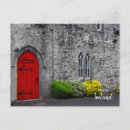 Zoek naar rode deur briefkaarten Kerk