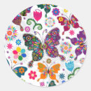 Zoek naar retro vlinder stickers Abstract