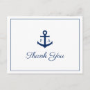Zoek naar blauw anker briefkaarten Marineblauw