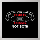 Zoek naar no excuses posters Motivatie