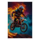 Zoek naar vlammen posters Motorcrossers