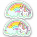 Zoek naar leuke eenhoorn stickers Kleurrijk