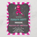 Zoek naar karate partij uitnodigingen Meisje
