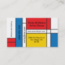 Zoek naar mondrian visitekaartjes Modern