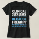 Zoek naar secretaresse tshirts Baan