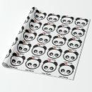 Zoek naar liefde panda cadeaupapier Dier