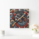 Zoek naar vuur klokken Brandweerklok