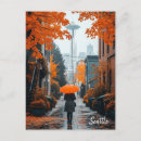 Zoek naar regenachtige dagen briefkaarten Paraplu