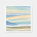 Zoek naar golven strand servetten Blauw