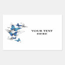 Zoek naar blauwe vlinder stickers Vliegen