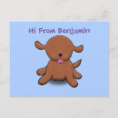 Zoek naar cartoon dog briefkaarten Illustratie