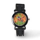Zoek naar oranje bloem horloges Vogel