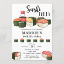 Zoek naar cute sushi uitnodigingen Kawaii